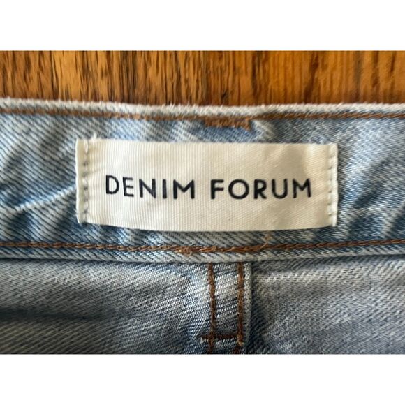 DENIM FORUM Blue 90s The Marlo High Rose Baggy Jeans  Women's Size 28 - Picture 3 of 11